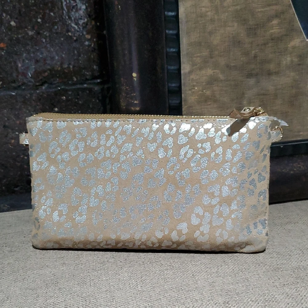 Lodis Metallic Silver Clutch - Picture 4 of 11